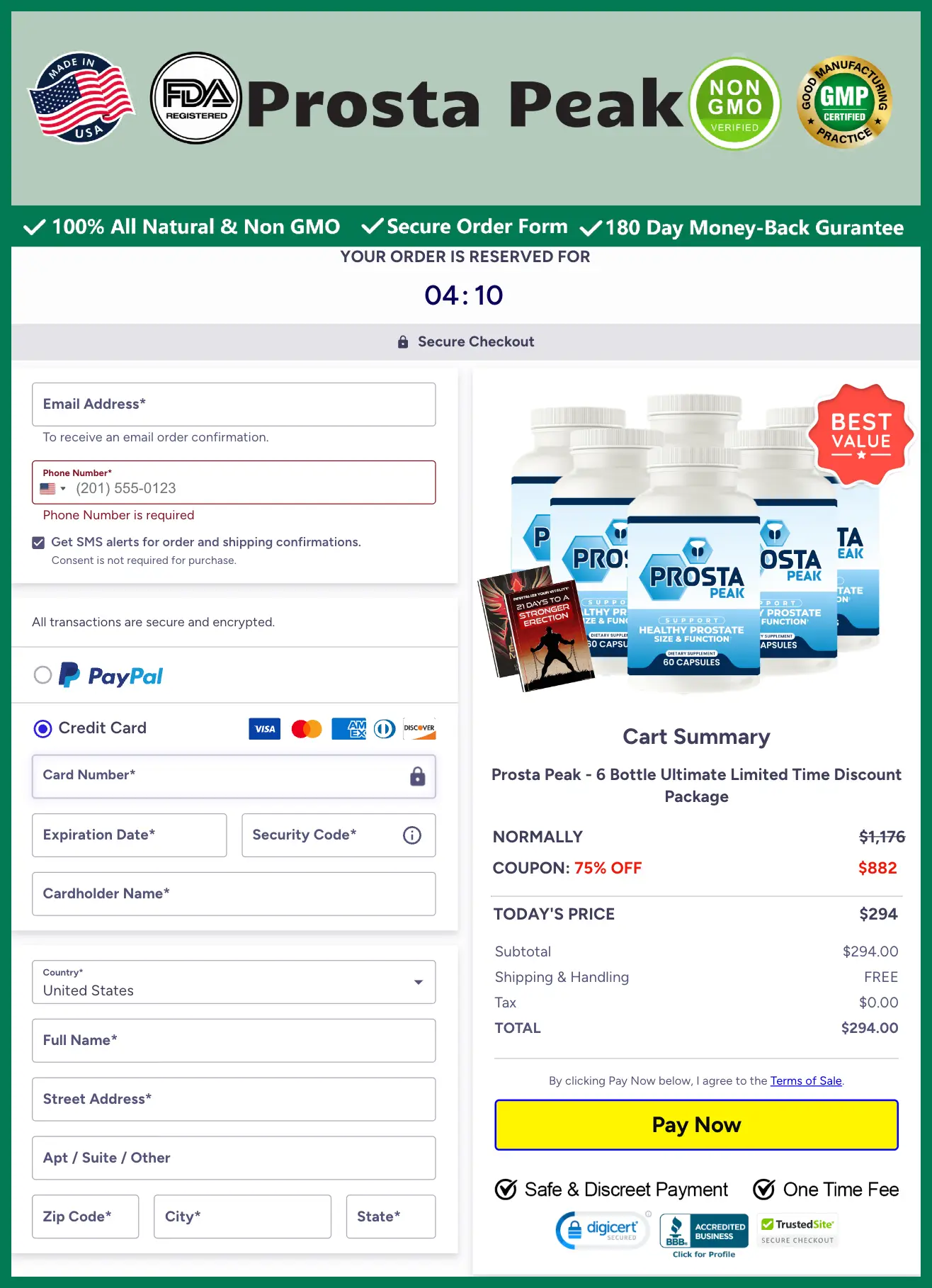 prostapeak discount